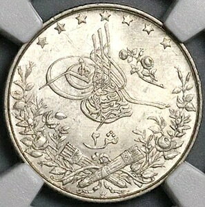 1898 NGC MS 63 �G�W�v�g 2 �L���V�� �I�X�}���鍑 1293/24W 500K �R�C�� POP 3/2 (24070602C)