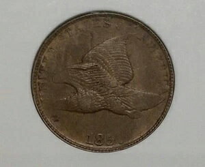 1857N AJ 1Zg tCOC[OZg 1Zg jbP ANACS AU50 yj[RC