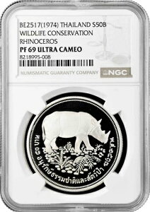 ^C 50o[c 1974NANGC PF69 UCAuی - TCv