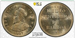 �p�i�} 1/2 �Z���e�V�� 1907 ���j�b�P�� KM#6 PCGS MS64�A�_�u���_�C�\��!