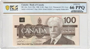 1988 AJN0544617 �J�i�_��s BC-60a 100�h������ PCGS 66 PPQ GEM�B�J�^���O$350�B@#1347