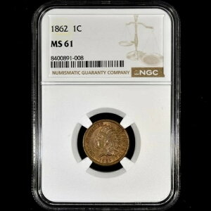 1862N CfBAwbh Zg ? NGC MS-61 ? 1Zg RC  jbP UNC BU 008 ?Mς?