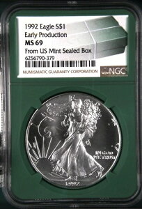1992N Vo[C[O NGC MS69 Y čǔs J{bNX O[RA