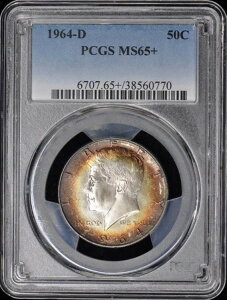 1964-D 50Zg PlfB n[t_[ Vo[ PCGS MS65+ ǍDȏ