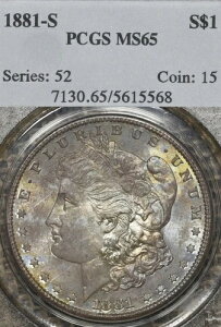 1881-S $1 PCGS MS65 �����K����� �T���t�����V�X�R - �g�[������!