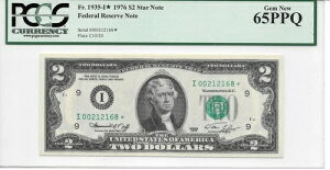 1935-I�N 1976�N 2�h�� FRN �~�l�A�|���X STAR PCGS 65 PPQ GEM �V�i