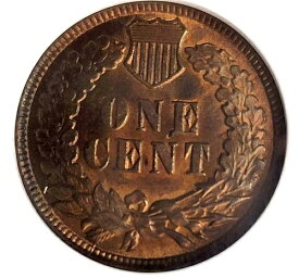 1899年インディアンヘッド1セントペニー（PCGS MS64 RBレッドブラウン）