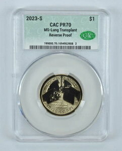 2023-S AJECmx[V $1 MSxڐA o[X PR70 CAC CACg