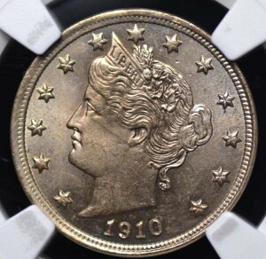 1910N oeB "V" jbP NGC MS 63 邢F̃ubVhjbP