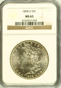 1898 O �����K�� �V���o�[ �_���[ $1 MS65 NGC �I�[���h�z���_�[ DL25 BB