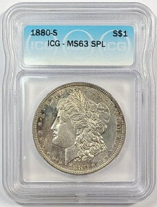 1880-S �����K����� 1�h�� ICG MS63 SPL