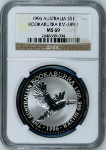 I[XgA 1996 P S$1 Vo[CJZ~ NGC MS-69 I[XgA RC ng[