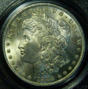 1885 O $1 �����K�� �h�� PCGS MS64 ~ VSS VAM 29 (Dbl 885/�_�b�V�� 8) ~I4,R5~ (L#3-7)