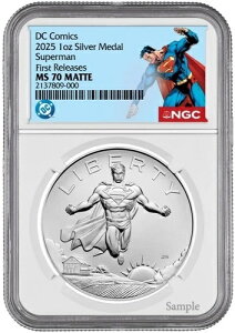 2025NvZ[ Vo[_ X[p[} DCR~bNX 1IX NGC MS70 FR W/OGP