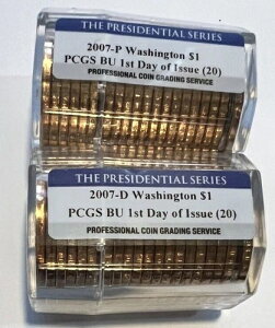 ??2007-D & P FDOI PCGS BU $1 [ Vg vWfV V[Y  FDOI