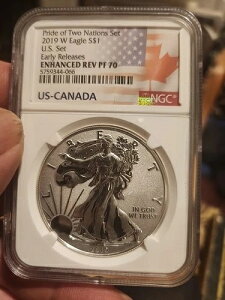 2019 W POTN U.S. SET E/R ENHANCED REV PF 70 �V���o�[�_���[