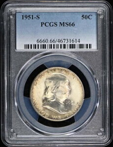 1951-S 50Zg tN n[t_[ PCGS MS66