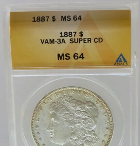 1887-P K ANACS MS 64 | VAM-3A X[p[CD  - F#3527