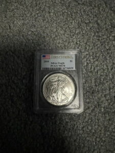 2010�N USD 1�h�� �V���o�[ �A�����J���C�[�O�� PCGS MS70 �t�@�[�X�g�X�g���C�N 1�g���C�I���X