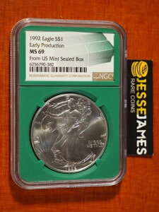 1992N Vo[C[O NGC MS69 Y čǔs J{bNX O[RA