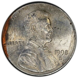 1998-D 1�Z���g �����J�[�� �Z���g 95% ���b�L�Ȃ������� �~���g�G���[ PCGS MS61