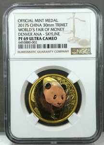 2017N  30mm  fo[ ANA XJCC_ gC^ NGC PF69 UC