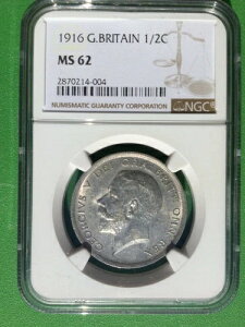 1916N CMX 1/2NE݁ANGC MS 62