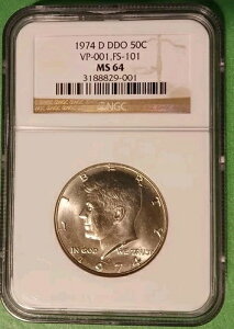 1974-D "DDO" 50 Zg PlfB n[t VP-001AFS-101 NGC MS 64 ? v[t CN!