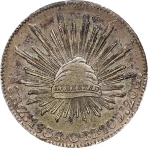 LVR TJeJX 1838-ZsOM 8A PCGSF XF45