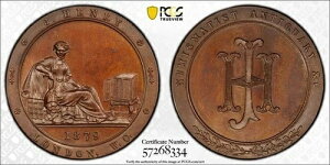 1879 G.B. �����h�� �W�F�[���Y �w�����[ �ݕ����W�ƃg�[�N�� PCGS SP65 ���b�g#G757 Gem BU!