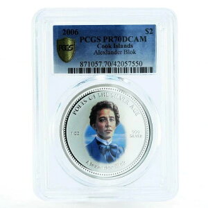 �N�b�N���� 2�h�� �V���o�[�G�C�W ���l�A���b�N�X�E�u���b�N PR70 PCGS ��� 2006�N