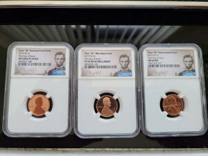 2019-W NGC �����J�[�� FDOI 3 �R�C���Z�b�g PF69RD - UCAm�AREV PF69RD�AUNC MS69RD