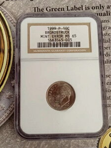 1999N P 10Zg u[hXgbN ~gG[ MS 65 TP~3974