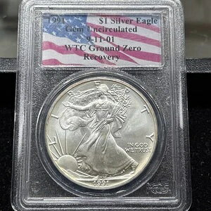 1991N PCGS WTC OEh[ AJVo[C[Oh 2001N911 $1 ASE