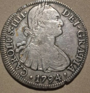 ���L�V�R �X�y�C�� 8 ���A�� �J���� �J�����X IIII 1794 Mo FF ���L�V�R�V�e�B������ KM#1880