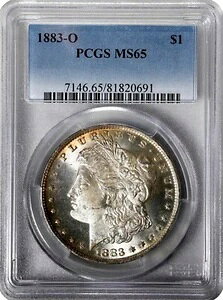 AJ Vo[ K 1h 1883-O PCGS: MS65 #C561