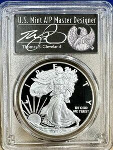 2019 W プルーフ イーグル PCGS PR70 クリーブランド サイン入り お祝いセット FDI ファンショー