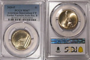 2020 PCmx[Vh $1 CT K[o[XP[ PCGS MS67 |WVB