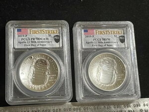 2019�N �A�|��11�� 50���N�L�O BU PCGS MS 70 & PCGS PR 70 DCAM �t�@�[�X�g�X�g���C�N