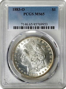 AJ Vo[ K 1h 1883-O PCGS: MS65 #C559