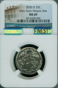 2020 D WEIR FARM PARKS NH[^[ NGC MS69 MAC ōiAA󏭕i *