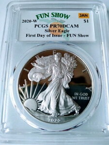 2020-W 1h v[t Vo[ C[O PCGS PR70DCAM FDOI t@V[ l (541)