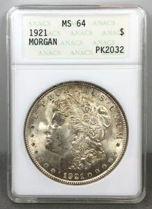 1921N AJ 1h K ANACS MS64 ` Â\[v{bNXz_[