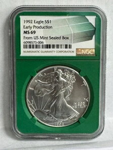 1992N Vo[C[O NGC MS69 Y č J{bNX O[RA