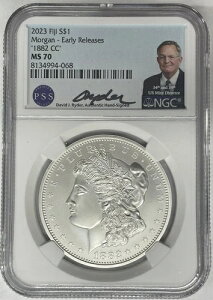 2023�N �t�B�W�[ 1882-CC �����K���E�_���[ NGC MS 70 �A�[���[�����[�X �f�r�b�h�E���C�_�[���M�T�C������