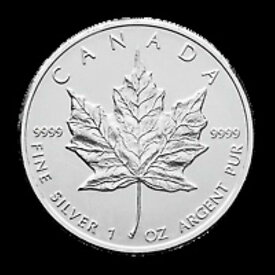 【極美品/品質保証書付】 アンティークコイン モダンコイン [送料無料] たくさんの25 x 1オンスランダムな年カナダメープルリーフシルバーコイン Lot of 25 x 1 oz Random Year Canadian Maple Leaf Silver Coin
