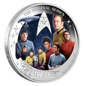 【極美品/品質保証書付】 アンティークコイン モダンコイン [送料無料] スタートレックU.S.S.エンタープライズNCC-1701クルー2016 2オンスシルバープルーフコイン Star Trek U.S.S. Enterprise NCC-1701 Crew 2016 2oz Silver Proof Coin
