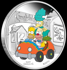 【極美品/品質保証書付】 アンティークコイン モダンコイン [送料無料] 2022 SIMPSONSシリーズKrusty Lu Studios 1oz 1 $ 1シルバー.9999ドルプルーフコイン 2022 Simpsons Series KRUSTY LU STUDIOS 1oz $1 Silver .9999 Dollar Proof Coin