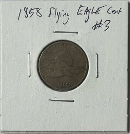 【極美品/品質保証書付】 アンティークコイン モダンコイン [送料無料] 1858 Flying Eagle Cent＃3 1858 Flying Eagle Cent #3