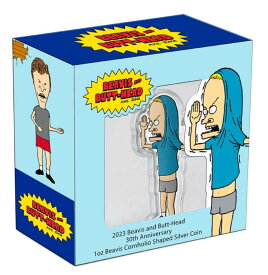 【極美品/品質保証書付】 アンティークコイン モダンコイン [送料無料] 2023 Niue Mtv Beavis and Butt-Head Great Cornholio 1oz Silver Coin Cert＃6 2023 Niue MTV Beavis and Butt-Head Great Cornholio 1oz Silver Coin Cert #6